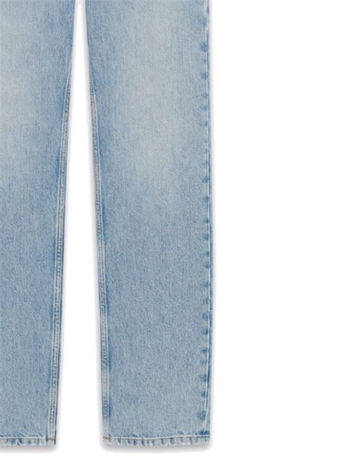 Denim di cotone azzurro Saint Laurent | 775864Y19VE4411